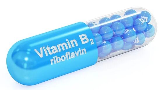 Oculax contém vitamina B2